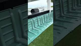 Garrison Mayim 30” flood barriers - preparing for Hurricane Helene in NW St. Petersburg