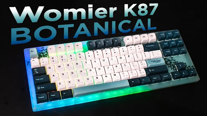 Womier K87 Botanical Acrylic Tenkeyless Mechanical Keyboard