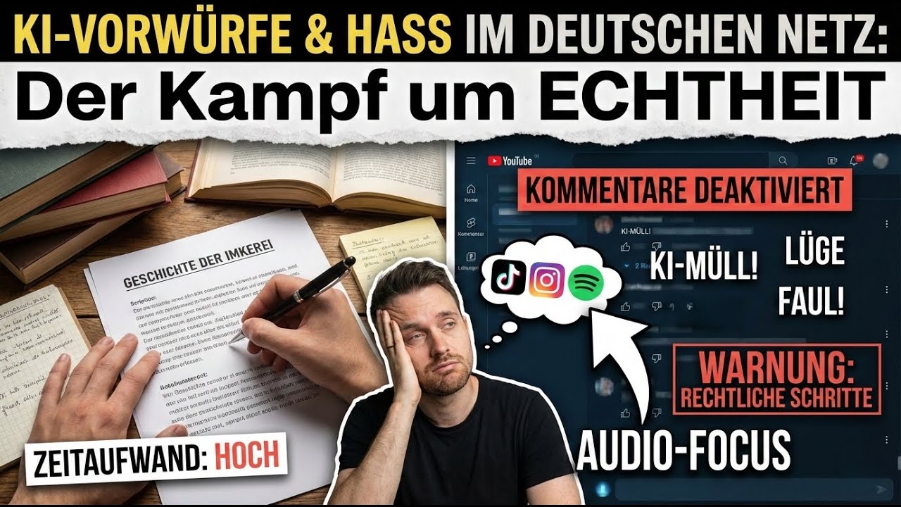 KI-Vorwürfe und Hass im Deutschen Netz - Der Kampf um Echtheit
