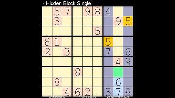 How to Solve Washington Times Sudoku Difficult  29 November, 2025