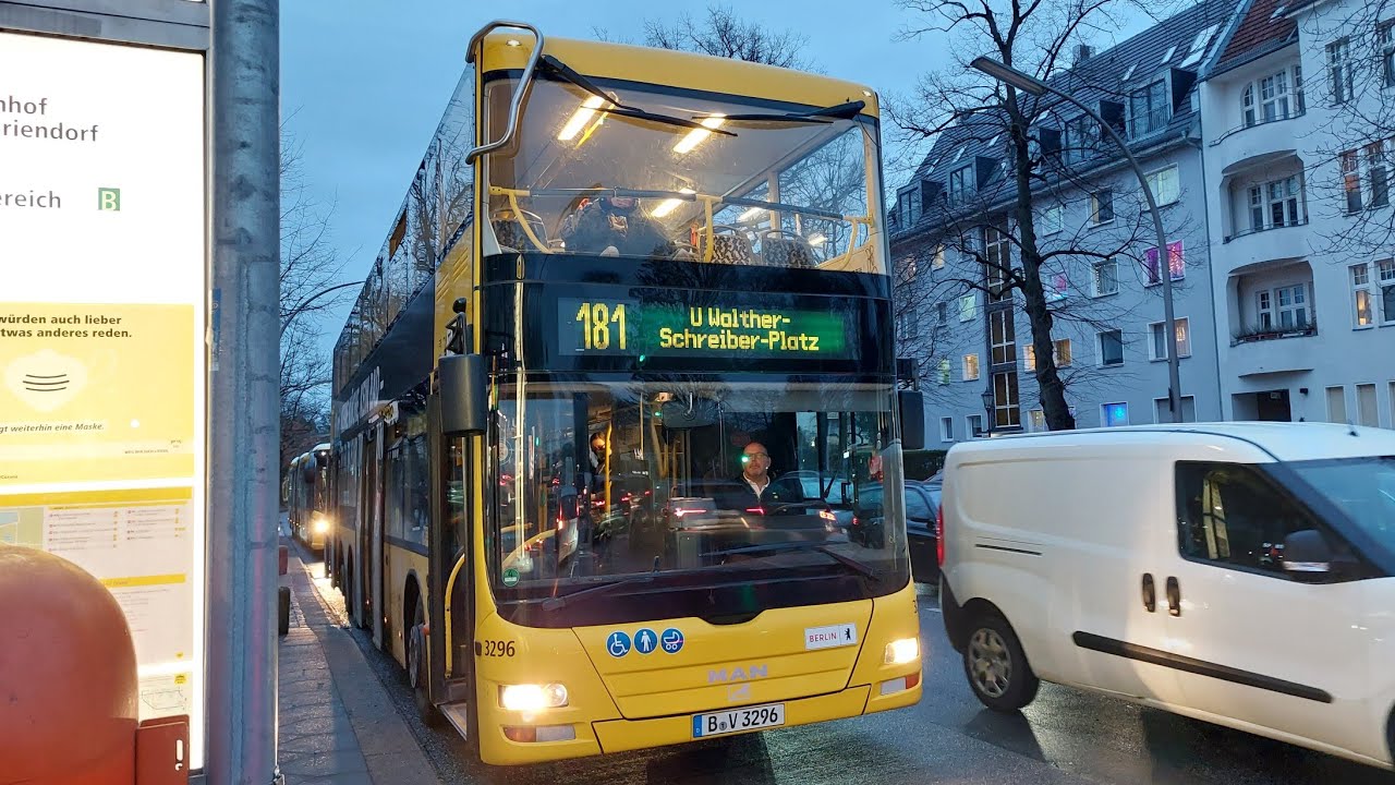 Mitfahrt im 181 von Buckower Damm Gutschmidtstr. bis UAltMariendorf