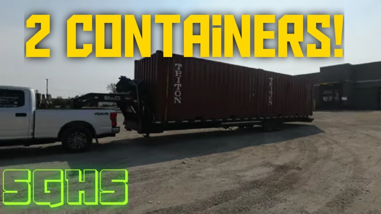 Hauling 2 Containers With A F-250