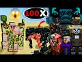 🔥 op mutant iron golem vs 100x mobs | minecraft ultimate mob battle!🔥