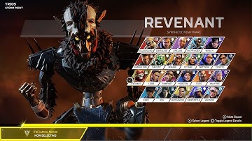 Revenant select animation