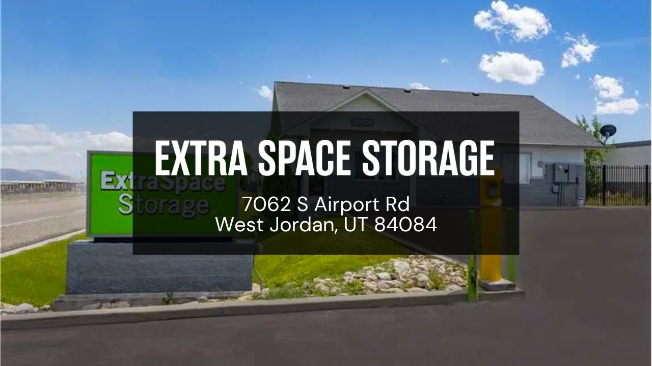 Storage Units in West Jordan, UT on S Airport Rd | Extra Space Storage - YouTube