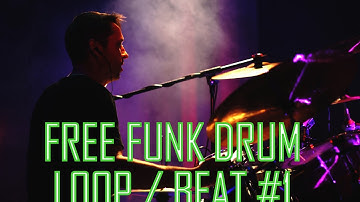 3/4 Funk Drum Loop / Beat Backing Track  105 Bpm #1