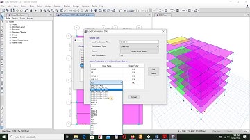 ETABS tutorial in Bangla Video[19]  BUILDING DESIGN (Part -11){DEFINE LOAD COMBINATIONS FROM BNBC }