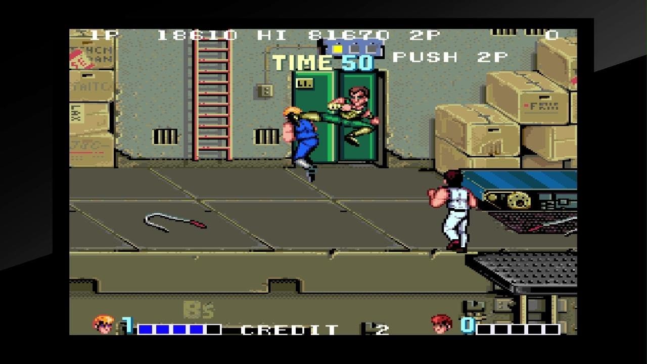 Arcade Archives DOUBLE DRAGON gameplay - got robbed of a 1CC