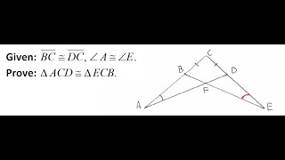 Proof of Congruent Triangles | Geometry Congruence Theorems Explained (SSS, SAS, ASA, AAS, HL) 62