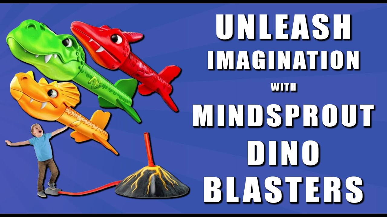 Unleash Imagination with MindSprout Dino Blasters: Kid-Friendly Rocket ...