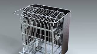 3D Cage and Curtain animation