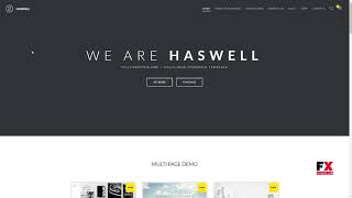 Haswell - Responsive, Multipurpose One and Multi Page WordPress Theme