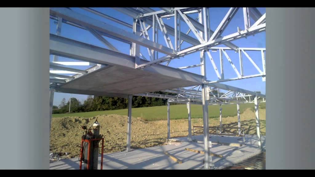 Costruzione case in acciaio poly youtube Strutture metalliche prefabbricate