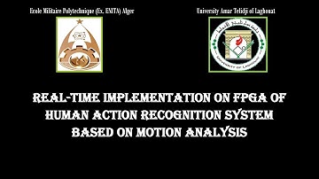 Real-Time Implementation on FPGA of Human Action Recognition System Based on Motion Analysis