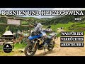 Motorrad Abenteuer in Bosnien und Herzegowina | Teil 2 | Motorradtour BMW R1250GS | BMW R1200GS