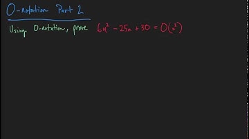 Big Oh Notation - Part 2