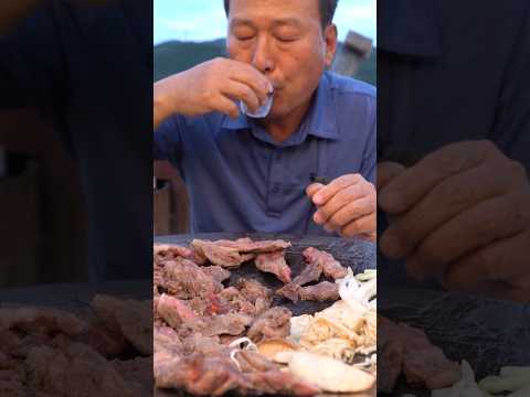꽃갈비살에 소주 땡기는 먹방! #먹방 #shorts #요리