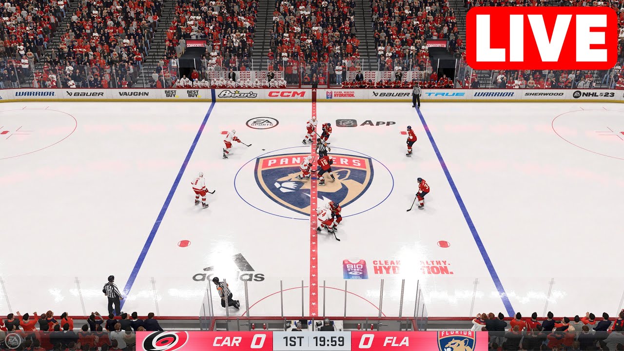 NHL LIVE🔴 Carolina Hurricanes vs Florida Panthers Game 4 - 24th May 2023 NHL Full Match - NHL 23