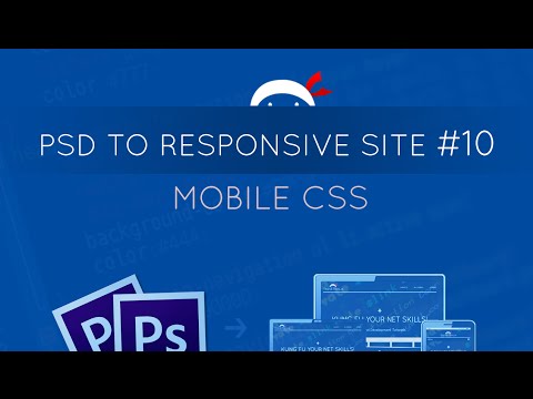 PSD to Responsive Website Tutorial #10 - Mobile Styles