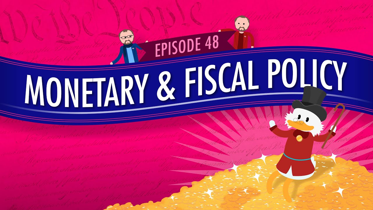 ⁣Monetary and Fiscal Policy: Crash Course Government and Politics #48