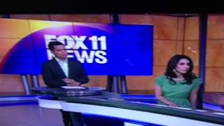 Fox studio shakes during earthquake!