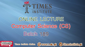 Design & Analysis of Algorithms Lecture 19 (BS Computer Science 189)