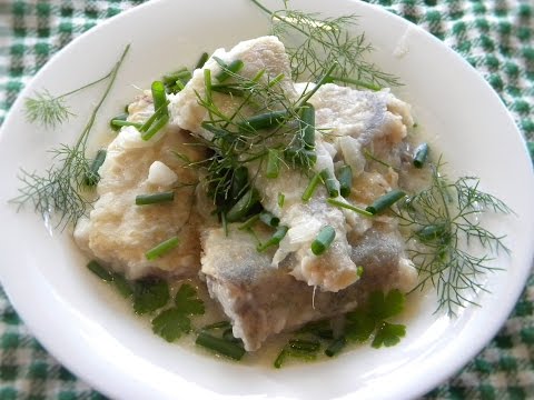 Видео рецепт Рыба в белом соусе