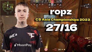 CS2 POV FaZe ropz (27/16) vs ENCE (Ancient) @ CS Asia Championships 2023 Semi-final