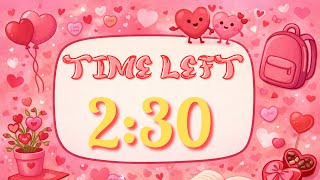 Celebrity 2 Minute 30 Second Valentine’s Classroom Timer ❤️⏰ | School Countdown Profile