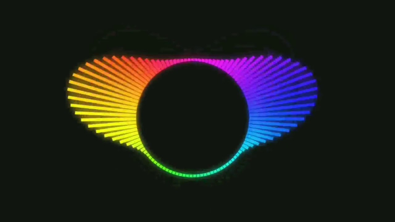 Colourfull Circle Spectrum | Black Screen Chroma Key Effect | EDM Lovers NoCopyright