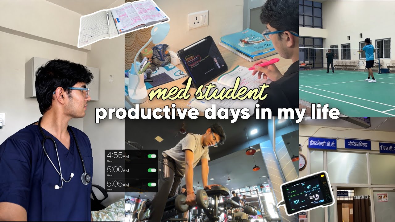 PRODUCTIVE MED SCHOOL DAYS🩺| sports week, study, seminar, surgery posting📒 #mbbs 