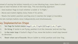 How to Make Multiple Bullets Move Simultaneously in Python Turtle