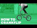 Как сделать банихоп кренк флип на BMX (How To Crankflip)