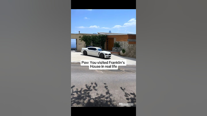 Visiting Franklin's house in real life #gta5 #rockstargames #gtav #franklinclinton