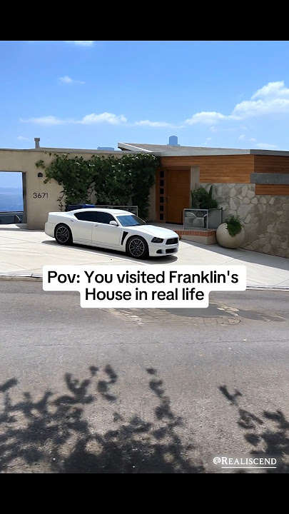 Visiting Franklin's house in real life #gta5 #rockstargames #gtav #franklinclinton