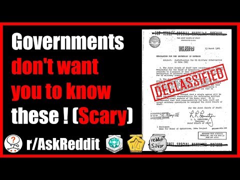 Terrifying declassified government