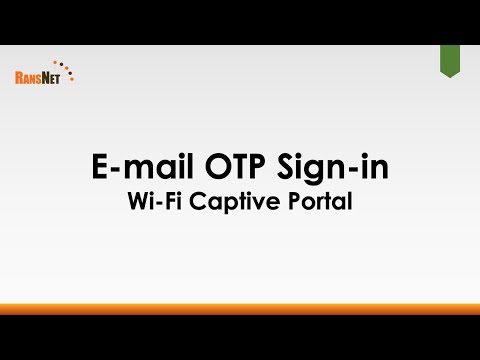 RansNet Wi-Fi: Sign-in to Wi-Fi captive portal with verified Email OTP