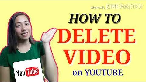 HOW TO DELETE YOUTUBE VIDEOS ON YOUR PHONE 2020 | YOUTUBE STUDIO