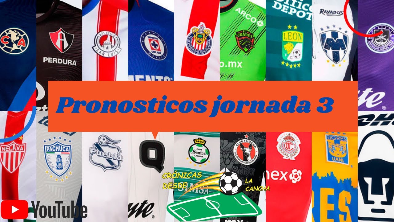 Pronósticos Jornada 3 Grita Mexico clausura 2022 YouTube