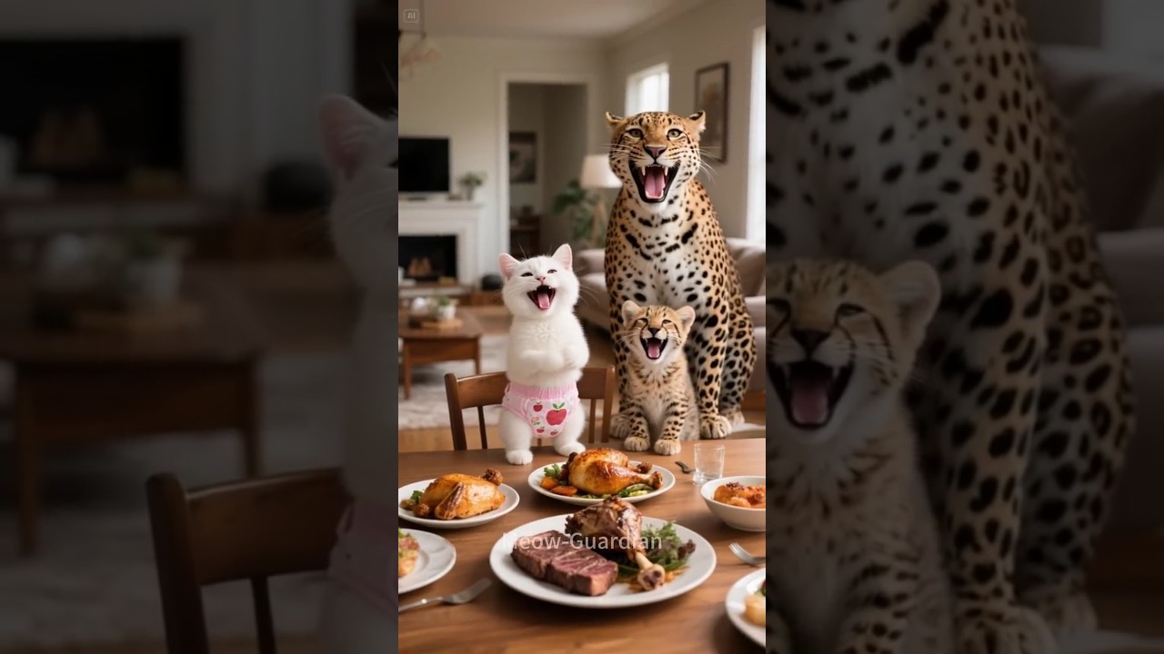 Kitten's Cunning Plan: A Cheetah's Surprising Feast