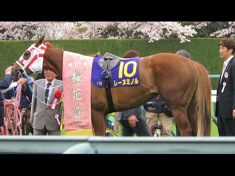 H29.04.09　表彰式　優勝馬：レーヌミノル　桜花賞　阪神競馬場