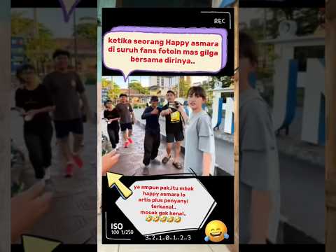 ketika happy asmara fotoin gilga sahid##artis #shortyoutube