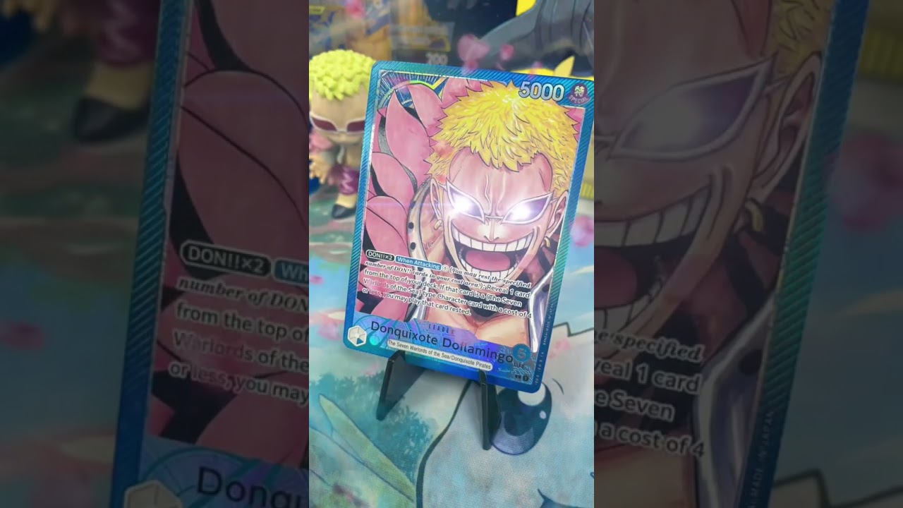 Alt Art Leader Donquixote Doflamingo! One Piece TCG Romance Dawn! 