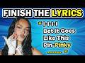 FINISH THE LYRICS 🎵 VIRAL TIKTOK Songs 2026! 🔥 Music Quiz 2026