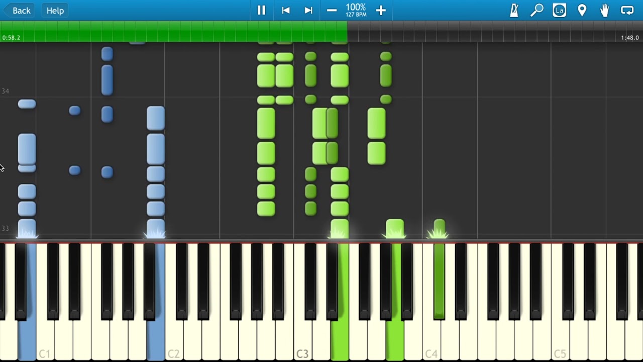 Casiopea Galactic Funk 1985 Keyboard Solo FULL (Synthesia/MIDI)