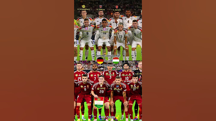 Germany vs Hungary || Nations League 24/25 || Round 01 (September 2024) #germany #hungary
