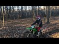 Riding around in my woods and a little bit of motocross action