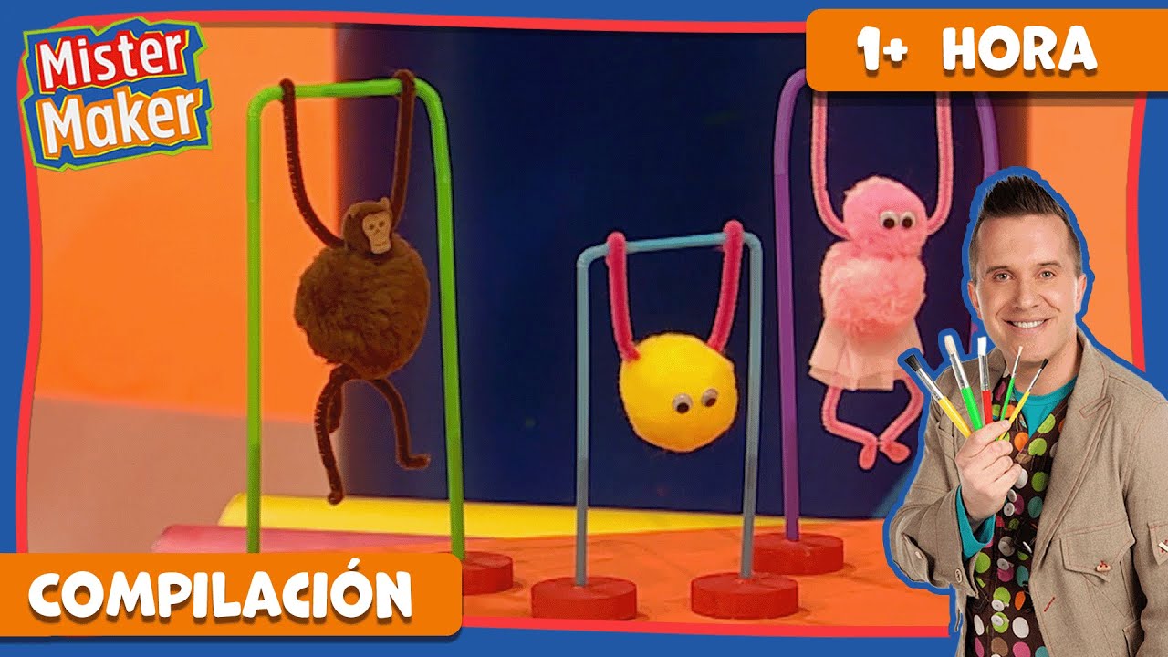 Artesanías de Lana, Fibra y Textil 🧑🏻‍🎨 MISTER MAKER en ESPAÑOL 🎨 Recopilación de Episodios | T1