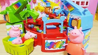 Peppa Pig sweets Crane game and Surprise eggs toys play #8 screenshot 2