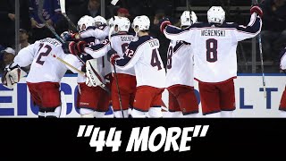 NHL 2020 Blue Jackets Playoff Hype Video (“44 More”/Clean)